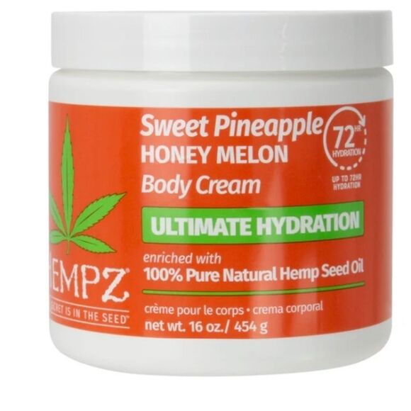 Hempz Sweet Pineapple Honey Melon Body Cream Ultimate Hydration LUX 16oz Seed - Picture 1 of 7